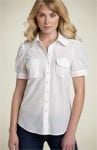 French Connection Betty Burnout Blouse, $78 to $52