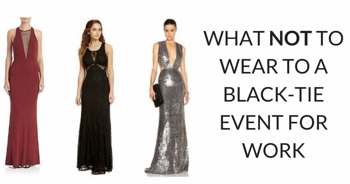 black tie party dresses