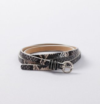 Pop Color Snake Print Belt