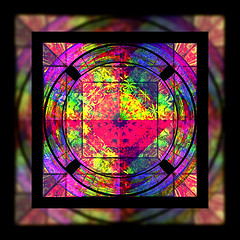 Stained Glass Color Wheel, originally uploaded to Flickr by garlandcannon