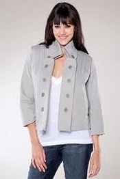 swing fleece coat