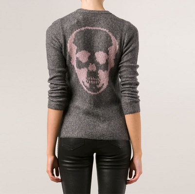 Wednesday’s TPS Report: Lucien-Pellat-Finet Skull/Snake/Sword Cashmere Sweater