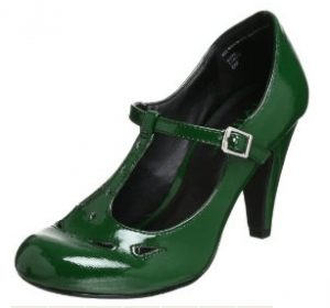 dark green colour shoes