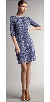 Tory Burch Snake Print Carmela Dress