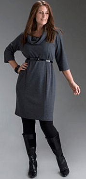 Thursday’s TPS Report: Ponte cowl neck dress