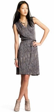 Banana Republic Watercolor wrap dress