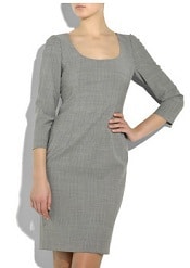 DKNY Wool-blend pencil dress