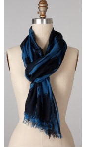 abstract print luxe scarf