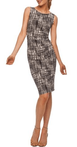 Norma Kamali - Women's Shirred Column Print Jersey Dress