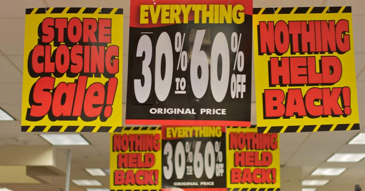 shopping equation - how to always get a great deal on clothes for work and beyond - image of sale signs via Flickr