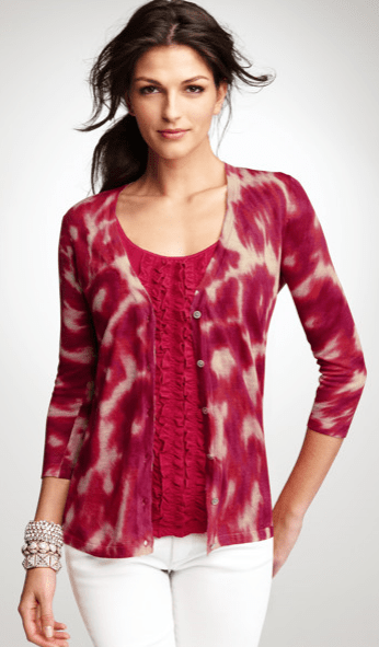 Vibrant Animal Print Cardigan