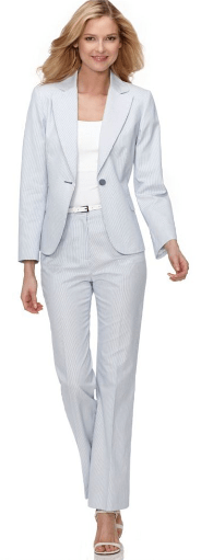 Tahari Suit, Seersucker Jacket and Pants