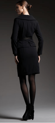 Donna Karan Belted Stretch-Wool Jacket & Pencil Skirt