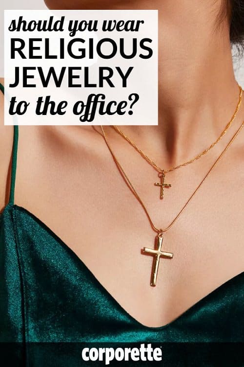 A reader wondered: can you wear religious jewelry to work? Should you -- or should religious jewelry be kept away from the offices? Readers had a great discussion all about the propriety and business etiquette of wearing crosses, crucifixes, Star of David and more for office jewelry...