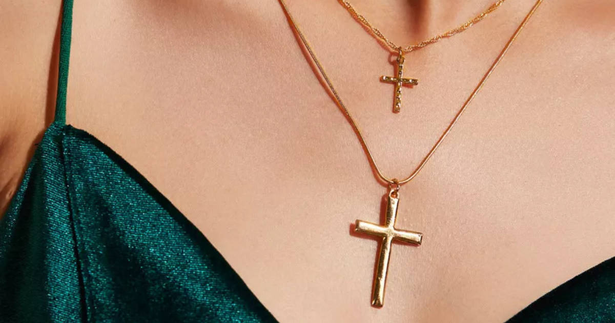 25 Styles/Religious Charm Catholic Three Hole Necklace Link Cross Pendant  Jewelry Making DIY Jewelry Accessories/10 Pieces Whole