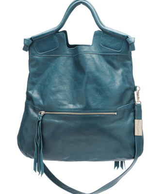 MID CITY TOTE IN WAXY TUMBLE NATURAL GRAIN LEATHER