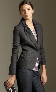 Wear it to Work: Talbots Kate Fit Boiled wool lady jacket