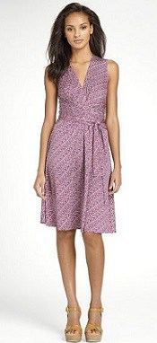 Wear it to Work: Tory Burch Theona Printed Silk Wrap-Around Dress