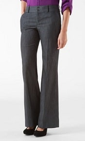 CalvinKlein Favorite Fit Stretch Chambray Bootcut Pants