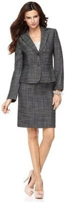 Tahari by ASL Suit, Two Button Jacket & Skirt