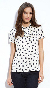 Theory ‘Tyrnina’ Dot Top