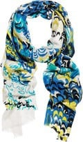 We Are Owls Waves cashmere and silk-blend scarf