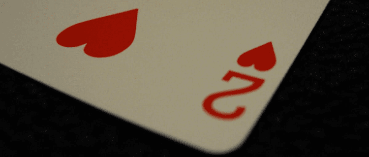 card showing 2 of hearts