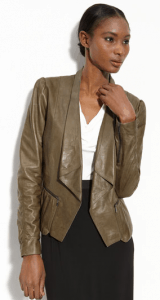 Classiques Entier® 'Lamb Moss' Leather Jacket