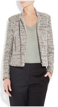 Markus Lupfer Wool-tweed biker jacket