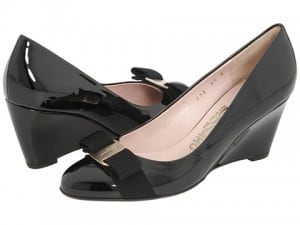 Salvatore Ferragamo - Flo (Nero Patent) - Footwear