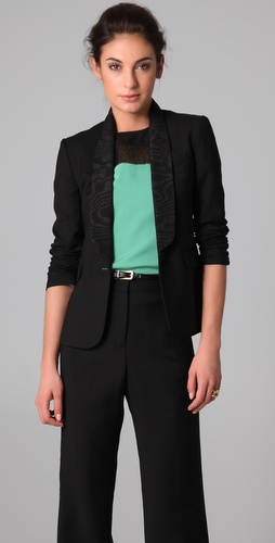 Diane von Furstenberg Meyer Tuxedo Blazer