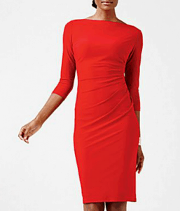 American Living Ruched Dress, Boatneck