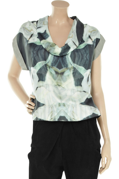 Julie Haus Galena Printed Silk Top