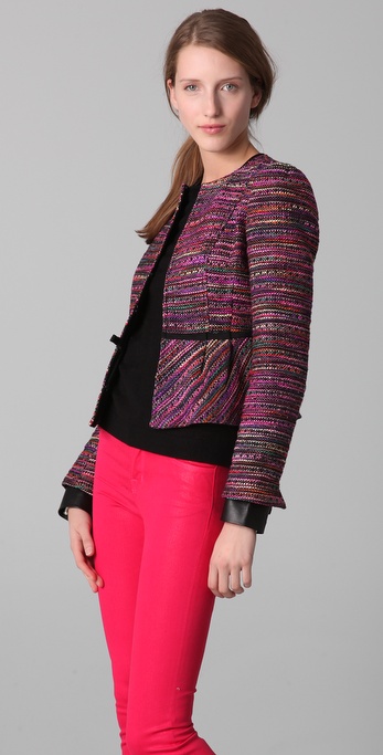 Nanette Lepore Juke Box Tweed Jacket