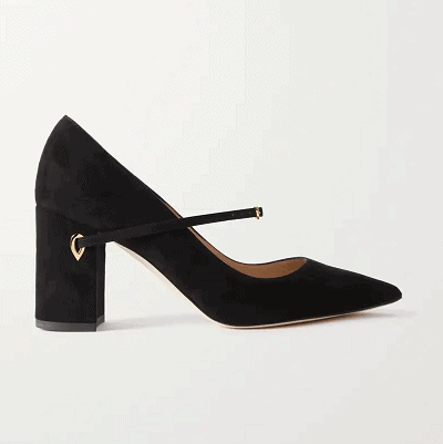 Mary Jane heels for work with a stacked heel