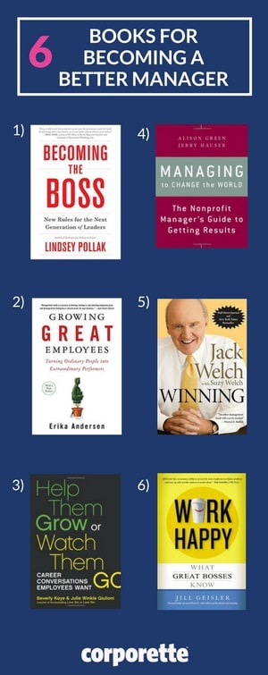 It can be really overwhelming when you get in your first management role -- how can you do your own work, supervise others (possibly people older than you) and still stay on top? We rounded up the best books for becoming a better manager. 