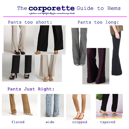 The Proper Hem Lengths For Women S Pants And Tips On