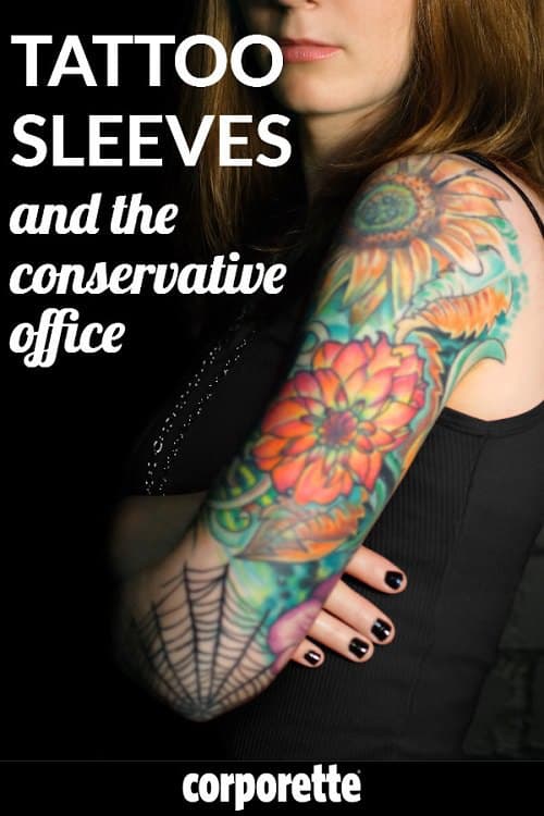 A reader gearing up for law firm interviews wrote in, wondering about tattoo sleeves in the workplace: could she ever take her jacket off? We discussed tattoos, covering them, and how to find the best office culture for you.