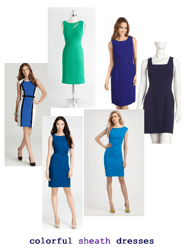 The Hunt: Colorful Sheath Dresses