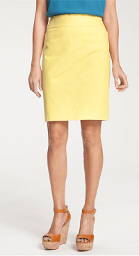 Halogen® Stretch Cotton Blend Pencil Skirt