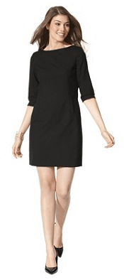 Mossimo® Womens TRS Boat Neck Dress - Black