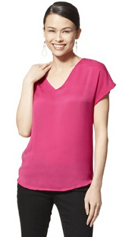 Mossimo® Womens Knit to Woven Boxy Top - Assorted Colors