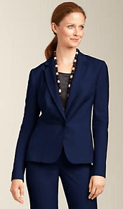 Talbots Kate Fit Seasonless Wool Notched-Collar Jacket