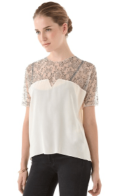 Tribune Standard Pieced Top with Lace 