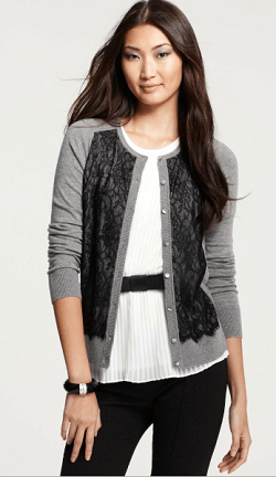 Midnight Lace Cardigan