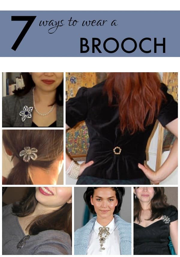 HOW TO WEAR A BROOCH IN DIFFERENT AND MODERN WAYS