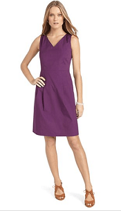 Cotton Sleeveless Dress (black and purple), was $198 now $59.40