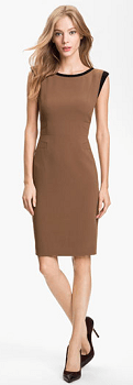 Rachel Roy Double Face Sheath Dress