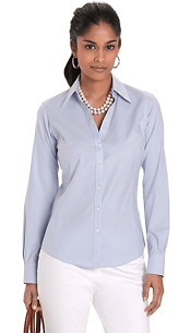 Non-Iron Spago Dress Shirt with XLA (blue and pink) - was $98.50 now $39.40