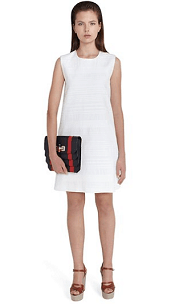 Black Fleece Sleeveless Multi Texture A-line Dress - was $595 now $238